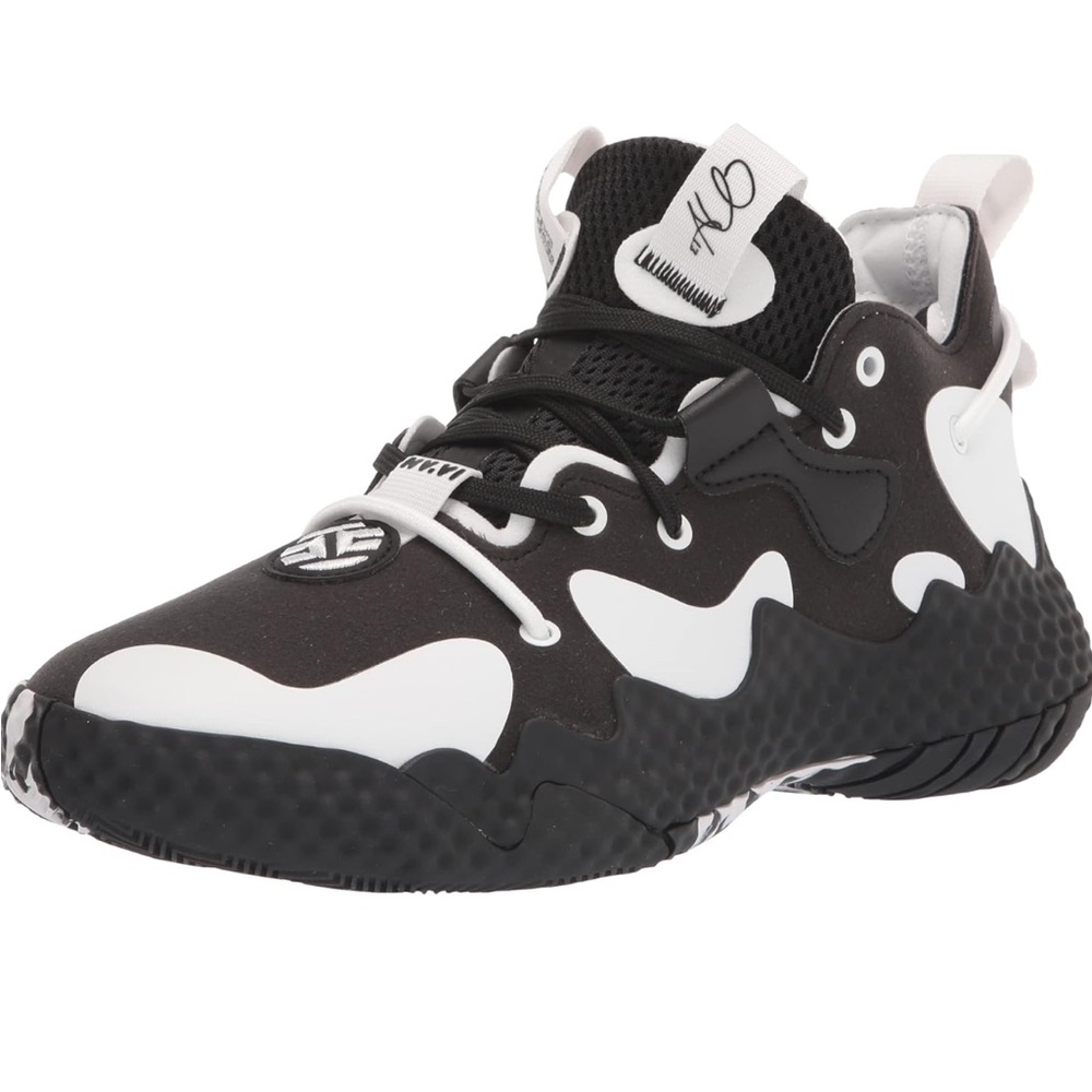 adidas Black and White Athletic Shoes